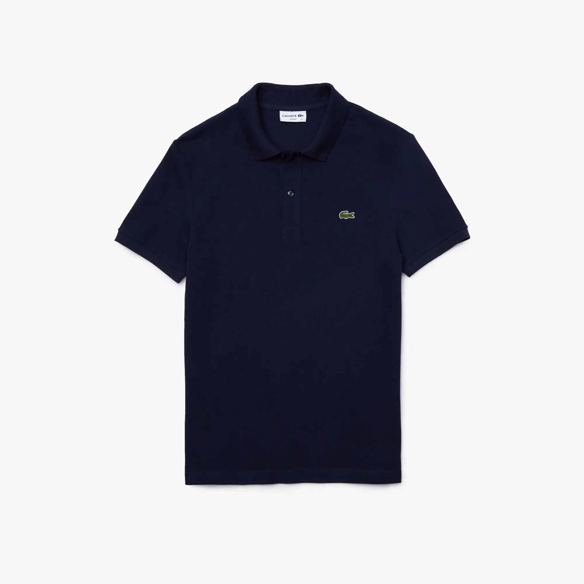Lacoste Men's Original L.12.12 Slim Fit Petit Piqué Cotton Polo. 2 Lacoste Men's Original L.12.12 Slim Fit Petit Piqué Cotton Polo. 2