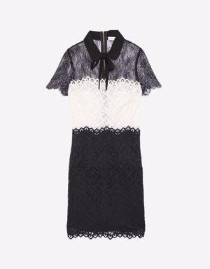 Two-tone lace dress Login to add to Wish list