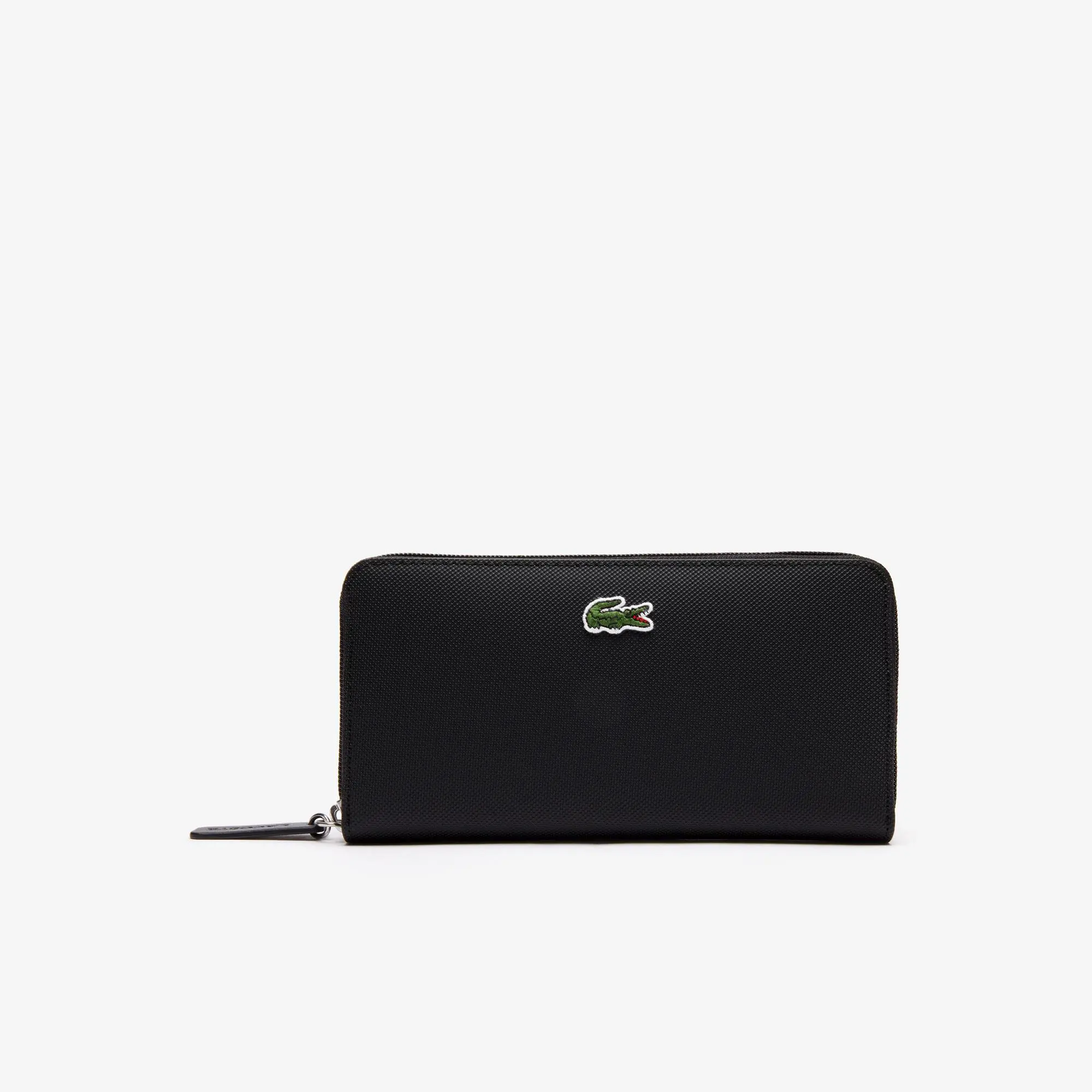 Lacoste Women's L.12.12 Concept Petit Piqué 12 Card Zip Wallet. 1 Lacoste Women's L.12.12 Concept Petit Piqué 12 Card Zip Wallet. 1