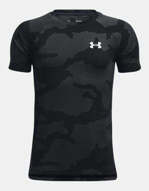 Boys' UA Velocity Jacquard Short Sleeve