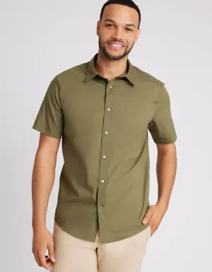 Stay Cool Poplin Short Sleeve Shirt Standard Fit