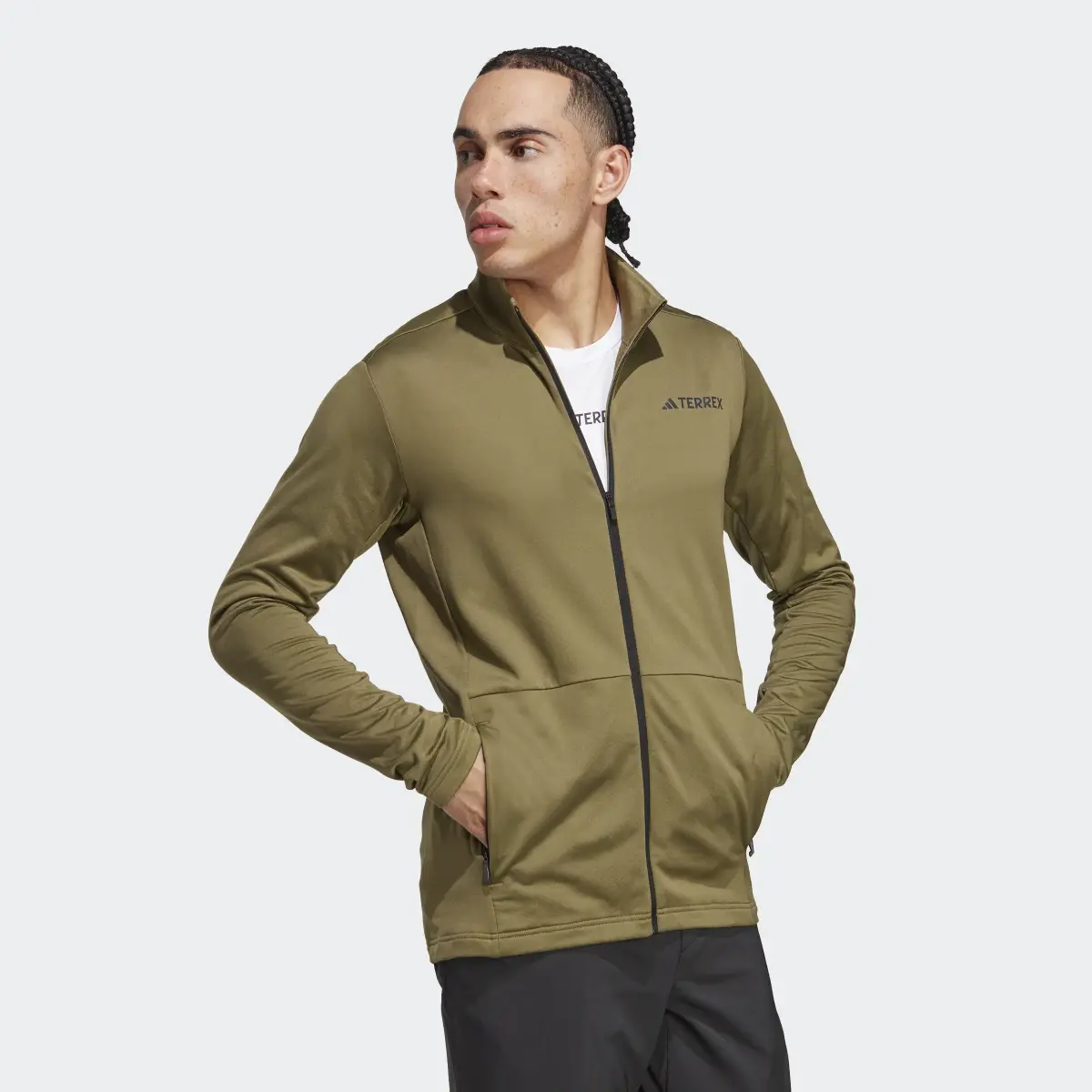 Adidas Terrex Multi Full-Zip Fleece Jacket. 2