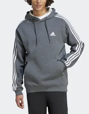 Adidas Sweat-shirt à capuche en molleton à 3 bandes Essentials