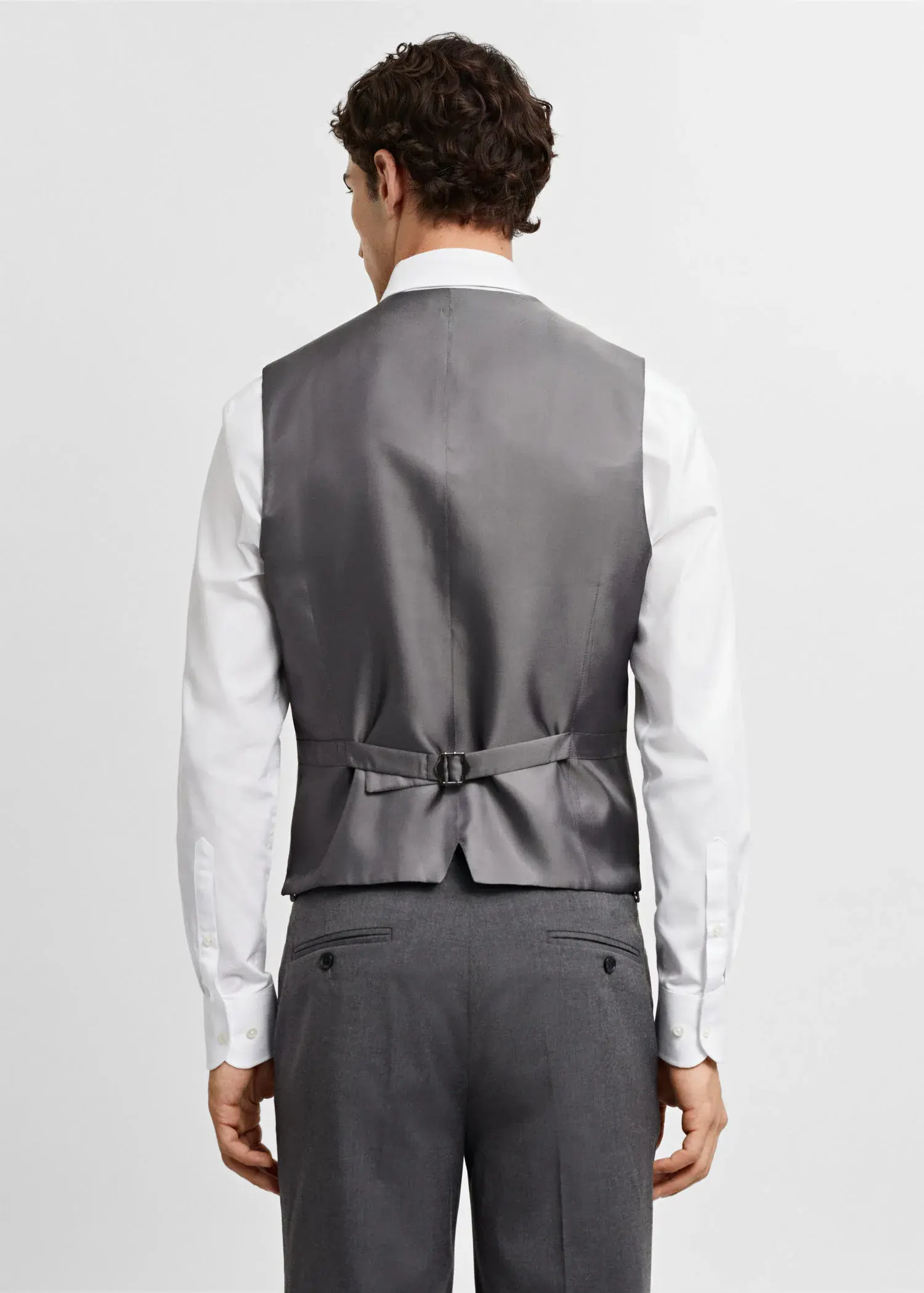 Mango Slim-fit suit vest. 3