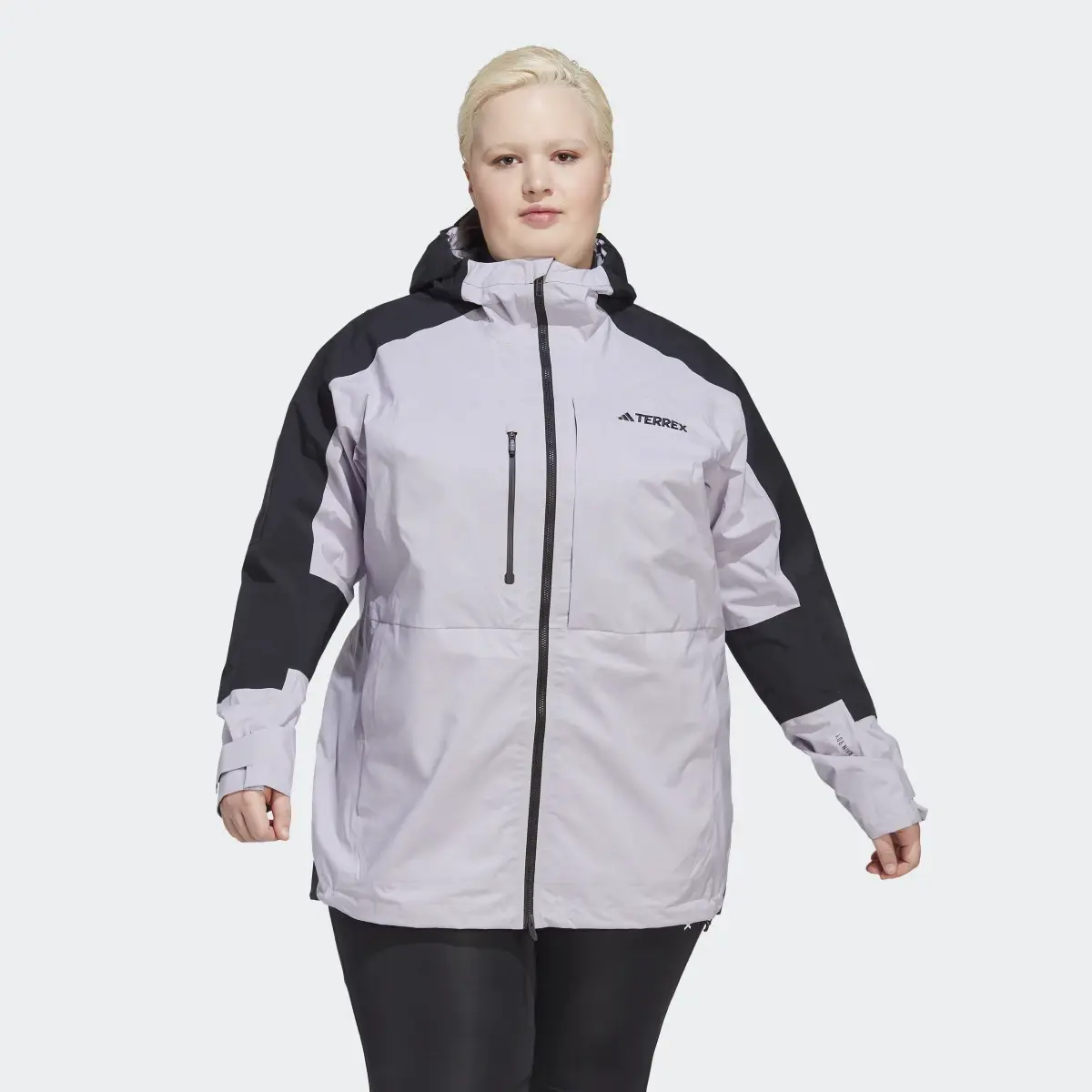 Adidas Terrex Xploric RAIN.RDY Hiking Jacket (Plus Size). 2