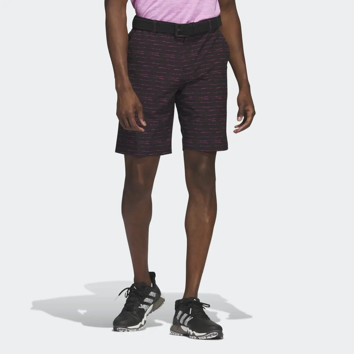 Adidas Textured 9-Inch Golf Shorts. 1