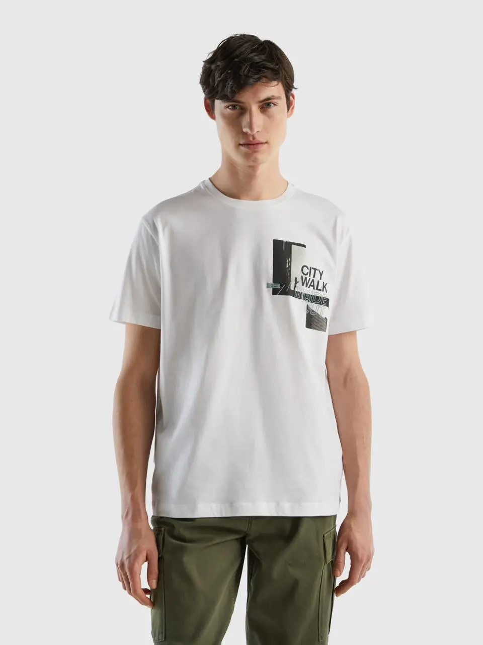 Benetton t-shirt with photo print. 1