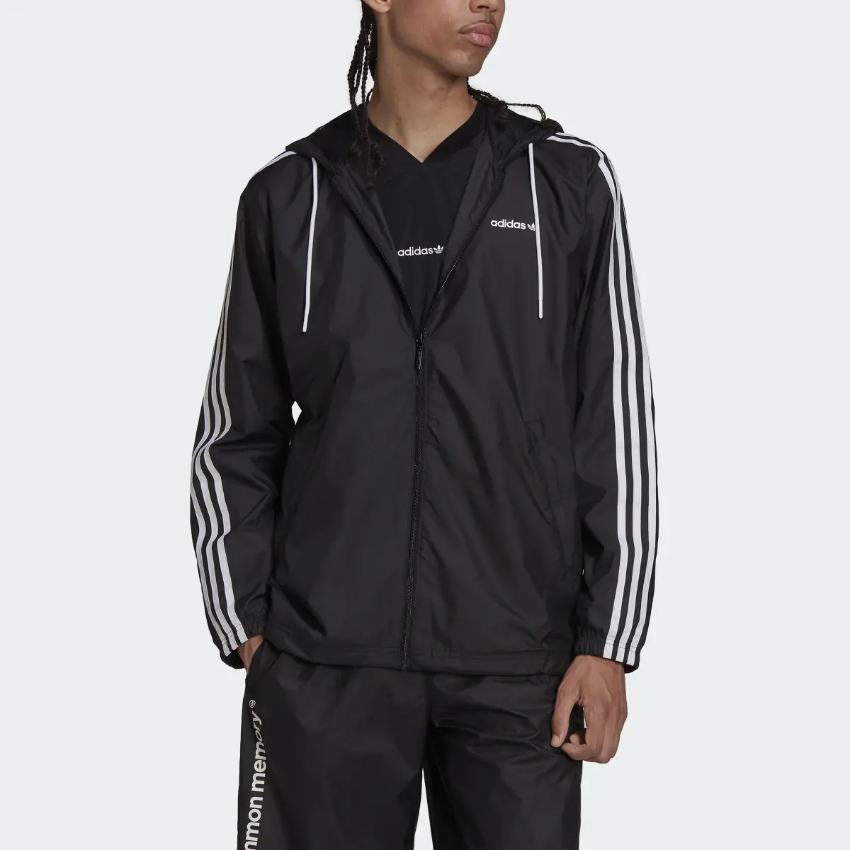 Adidas Graphic Common Memory Windbreaker. 1