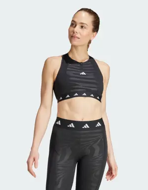 Adidas Powerimpact Training Medium-Support Techfit High-Neck Zip Bra. 2 Adidas Powerimpact Training Medium-Support Techfit High-Neck Zip Bra. 2