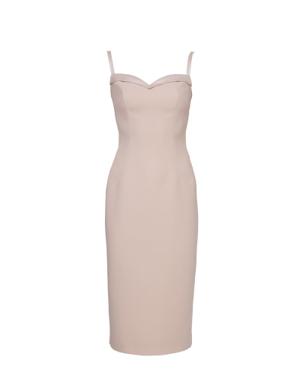 Slim Strap Fitted Classic Dress