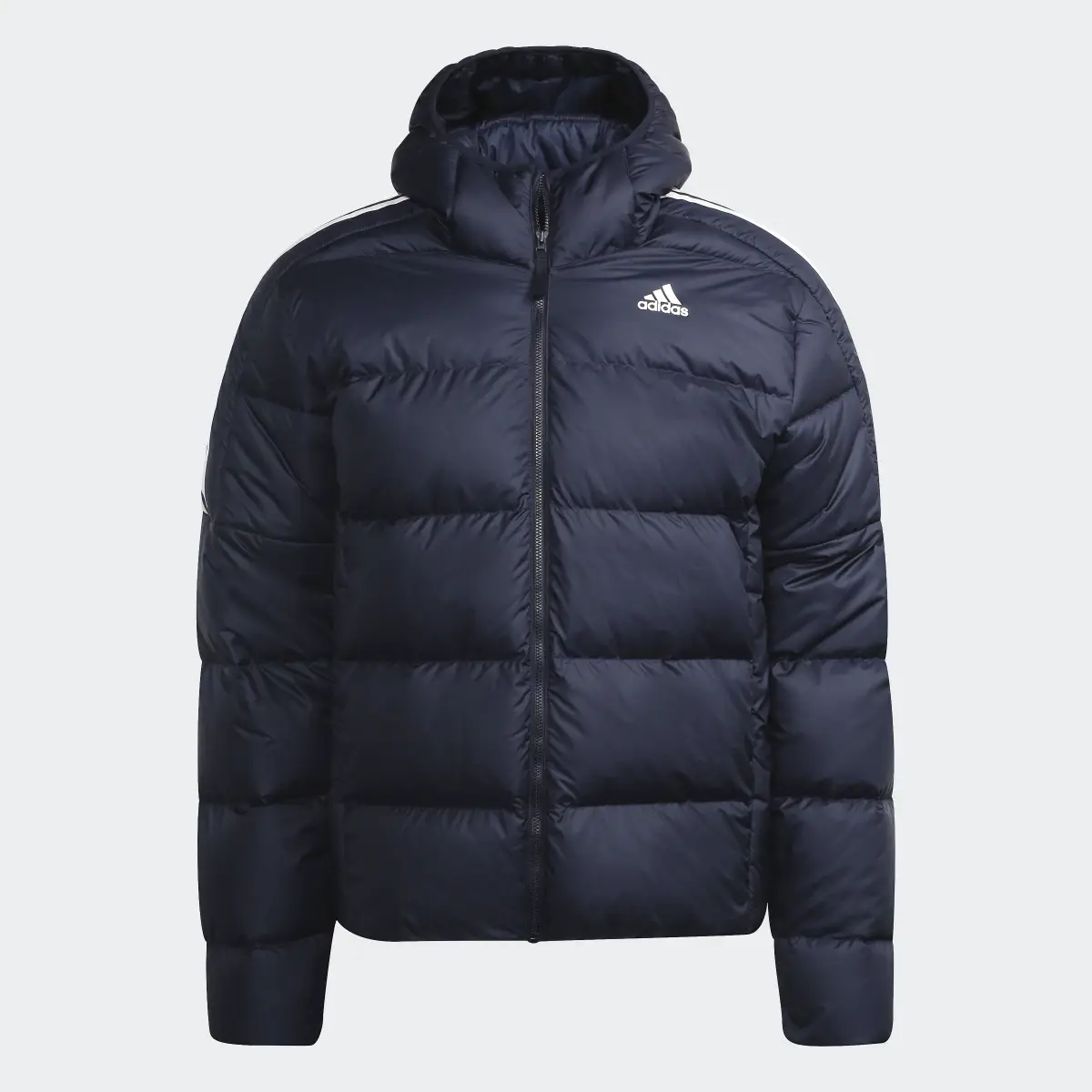 Adidas Essentials Midweight Down Hooded Jacket. 1