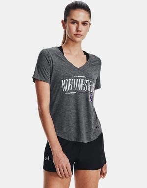 Women's UA Breezy Collegiate V-Neck T-Shirt