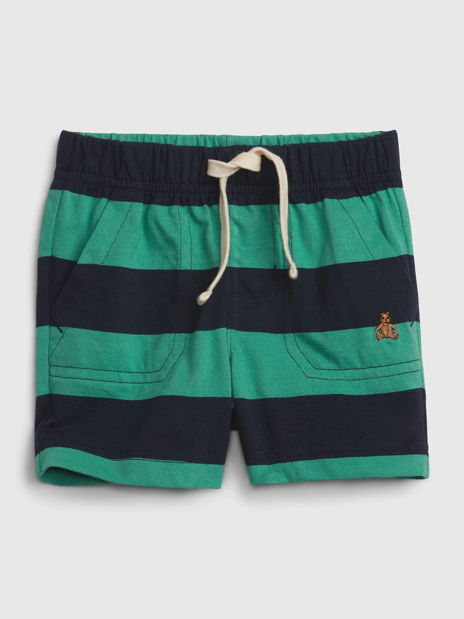 Gap Baby 100% Organic Cotton Mix and Match Pull-On Shorts green. 1
