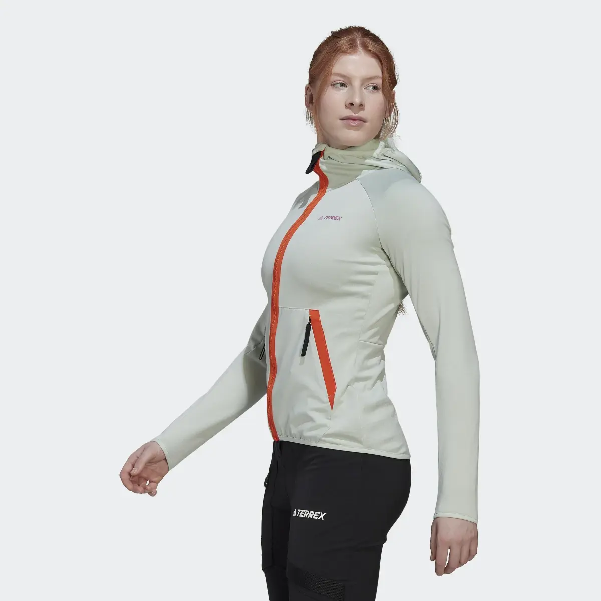 Adidas Veste de randonnée légère à capuche Terrex Tech Flooce. 3