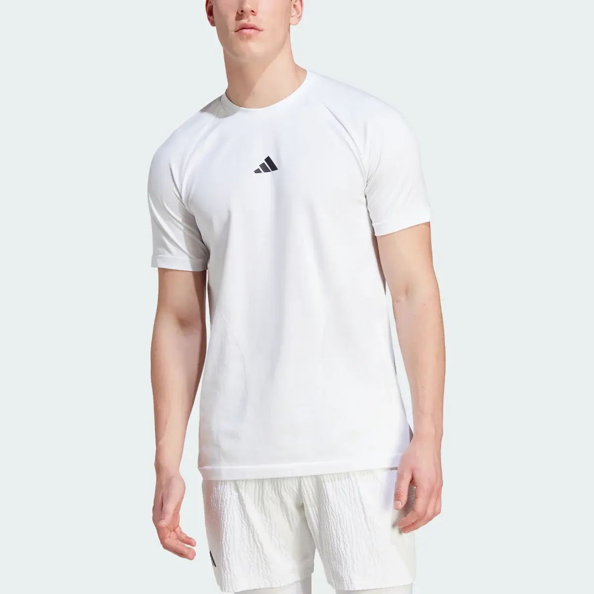 Adidas T-shirt da tennis AEROREADY Pro Seamless. 1