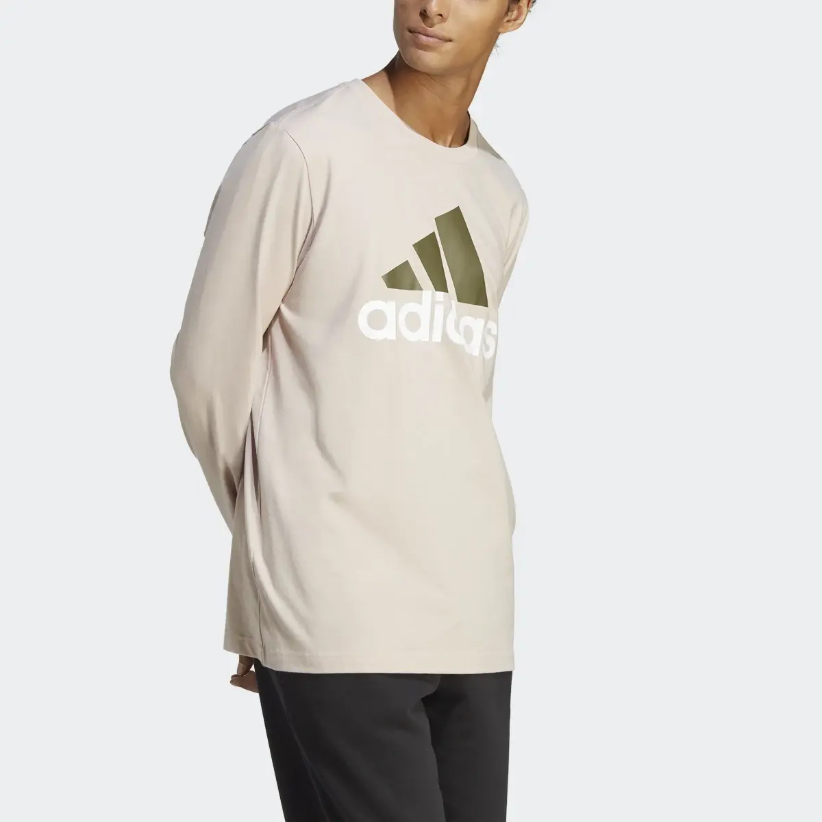 Adidas Essentials Long Sleeve Tee. 1