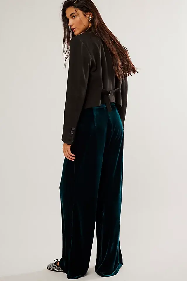 Free People Gigi Velvet Pants. 2