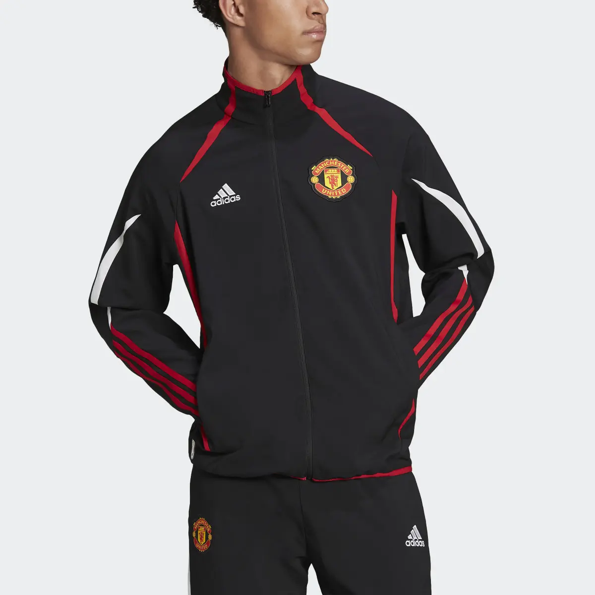 Adidas Manchester United Teamgeist Woven Jacket. 1