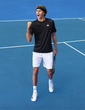Adidas Melbourne Ergo Tennis HEAT.RDY Raglan Tee. 3