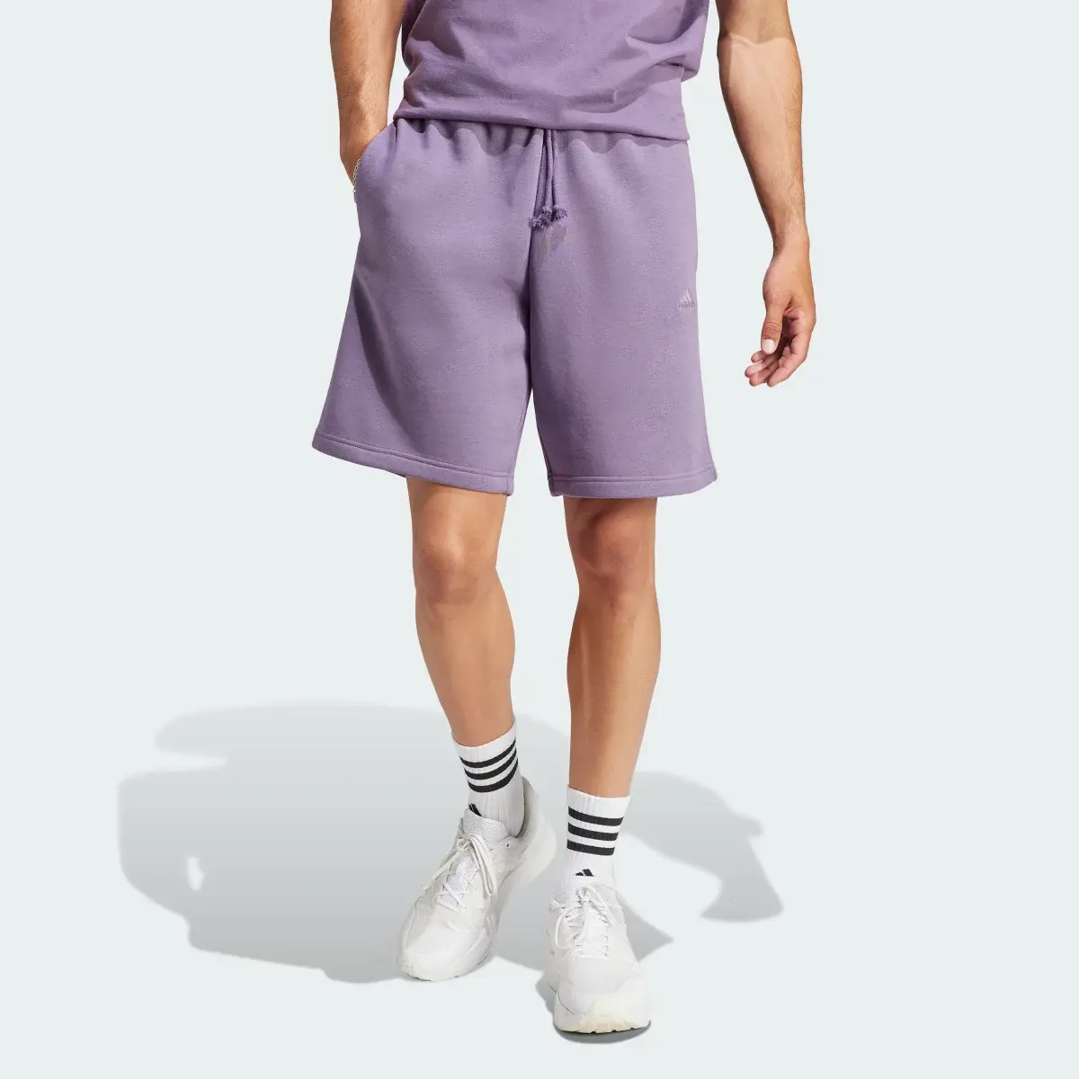 Adidas All SZN Fleece Shorts. 1