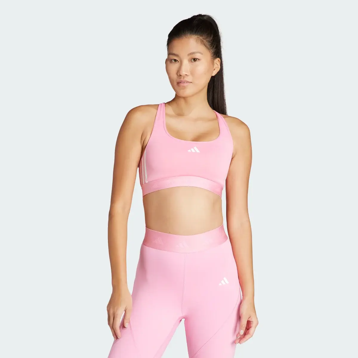 Adidas Powerreact Training Medium-Support Hyperglam Bra. 2