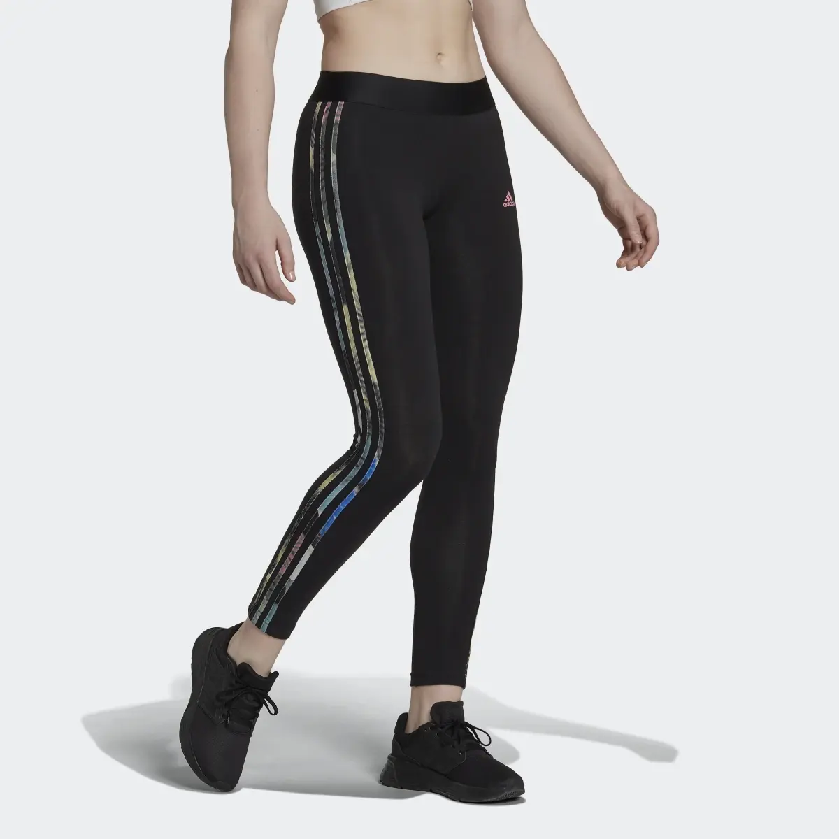 Adidas LOUNGEWEAR Essentials 3-Stripes Leggings. 3