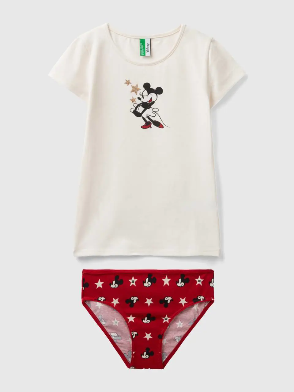 Benetton ©disney briefs and t-shirt set. 1