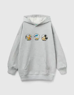 light gray sweatshirt with disney print