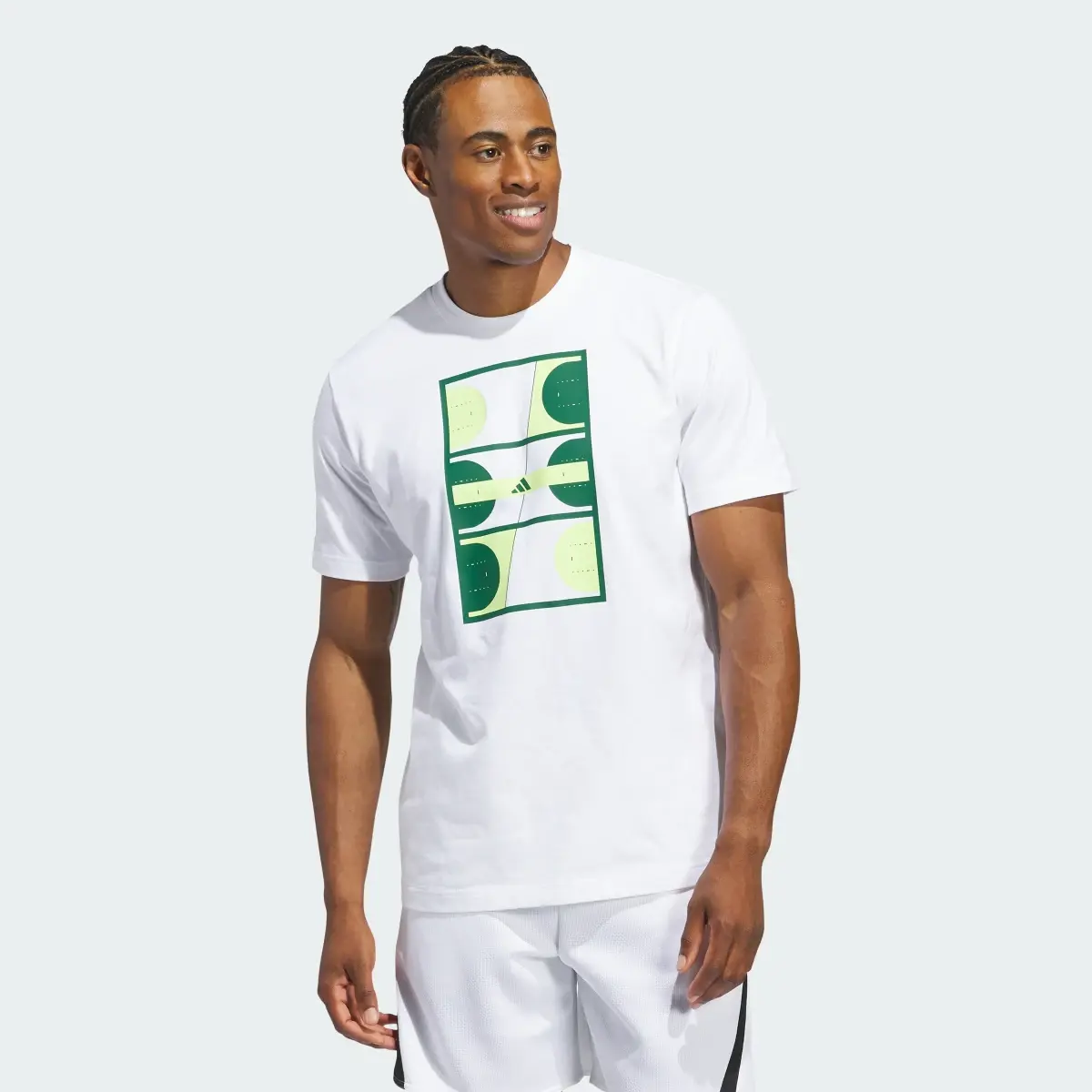 Adidas Global Courts Graphic Tee. 2