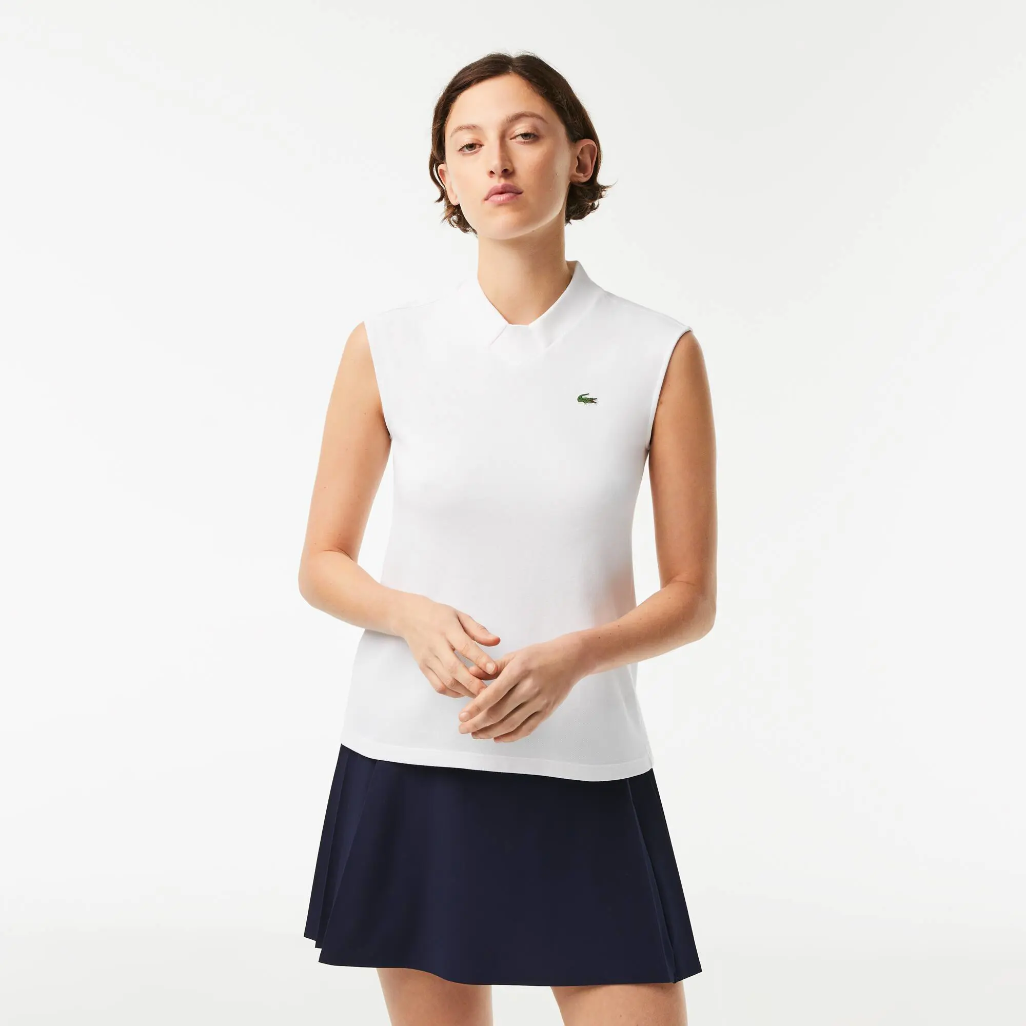 Lacoste Women's Lacoste SPORT Organic Cotton Golf Polo. 1
