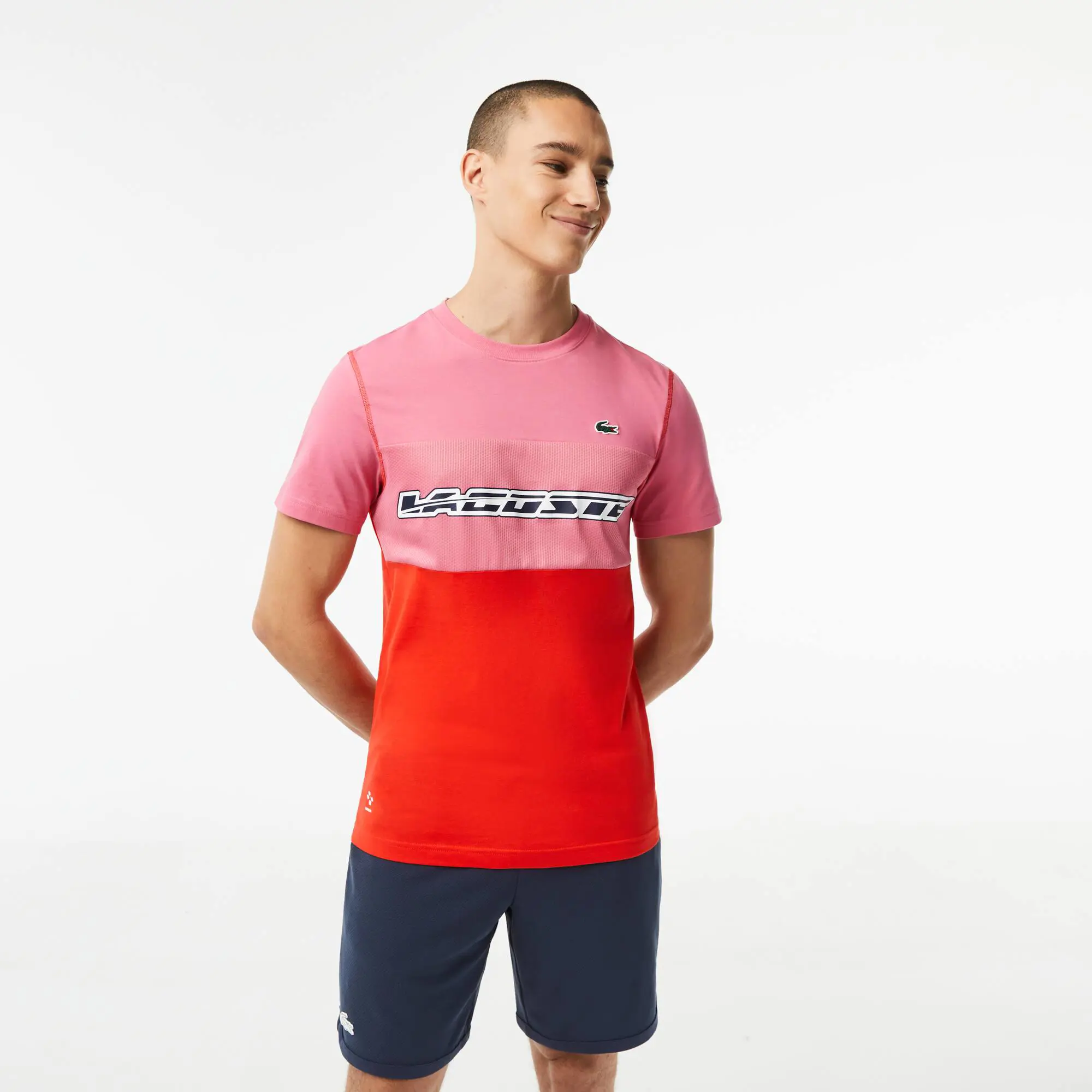 Lacoste T-shirt homme Lacoste Tennis x Daniil Medvedev en jersey. 1