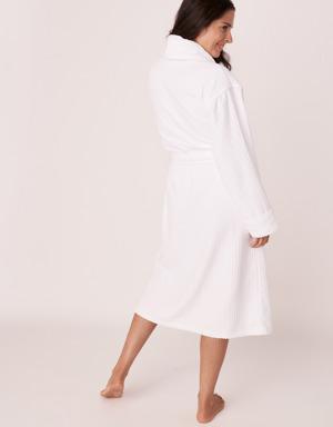 Waffle Texture Terry Spa Robe