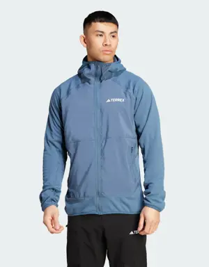 Adidas VESTE À CAPUCHE RÉVERSIBLE EN MOLLETON POILS LONGS TERREX TECHROCK. 3 Adidas VESTE À CAPUCHE RÉVERSIBLE EN MOLLETON POILS LONGS TERREX TECHROCK. 3