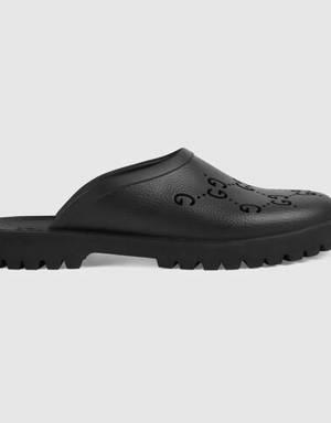Gucci Men's slip on sandal. 2 Gucci Men's slip on sandal. 2