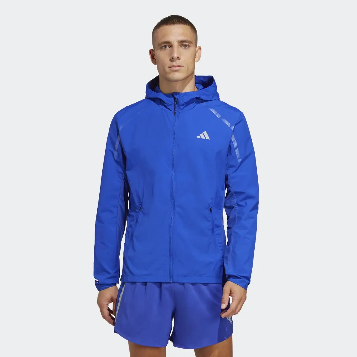 Adidas Marathon Warm-Up Running Jacket. 2