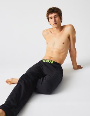 Erkek Regular Fit Baskılı Yeşil Pijama Altı