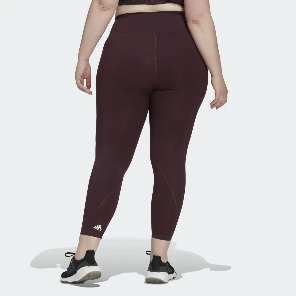 Adidas Optime Training Leggings (Plus Size). 2