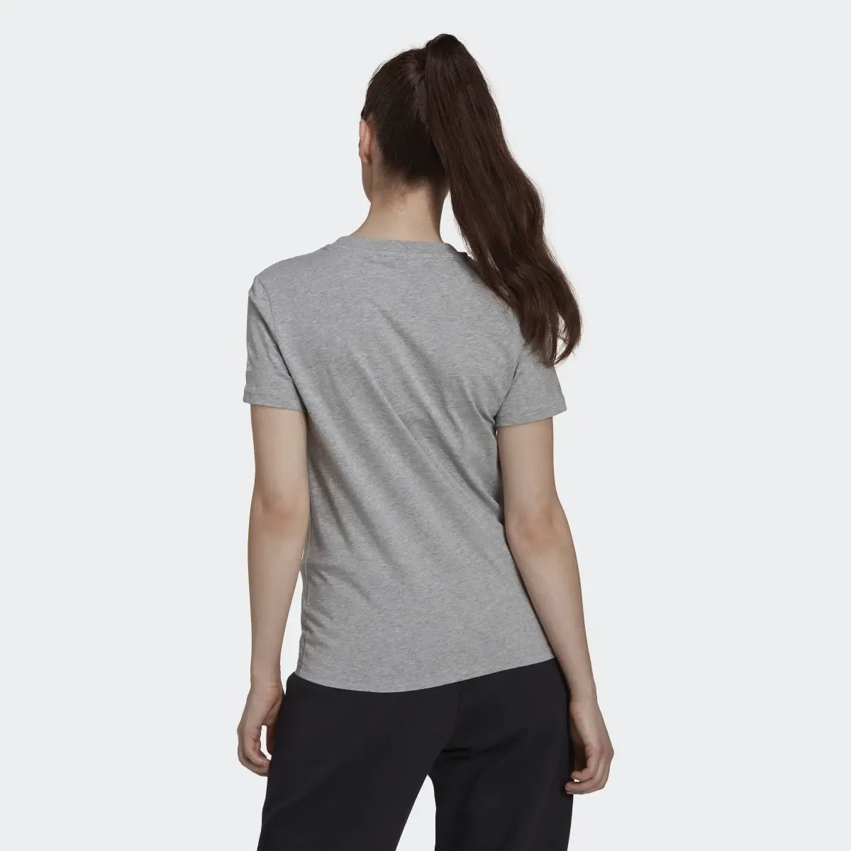 Adidas LOUNGEWEAR Essentials Slim Logo T-Shirt. 3