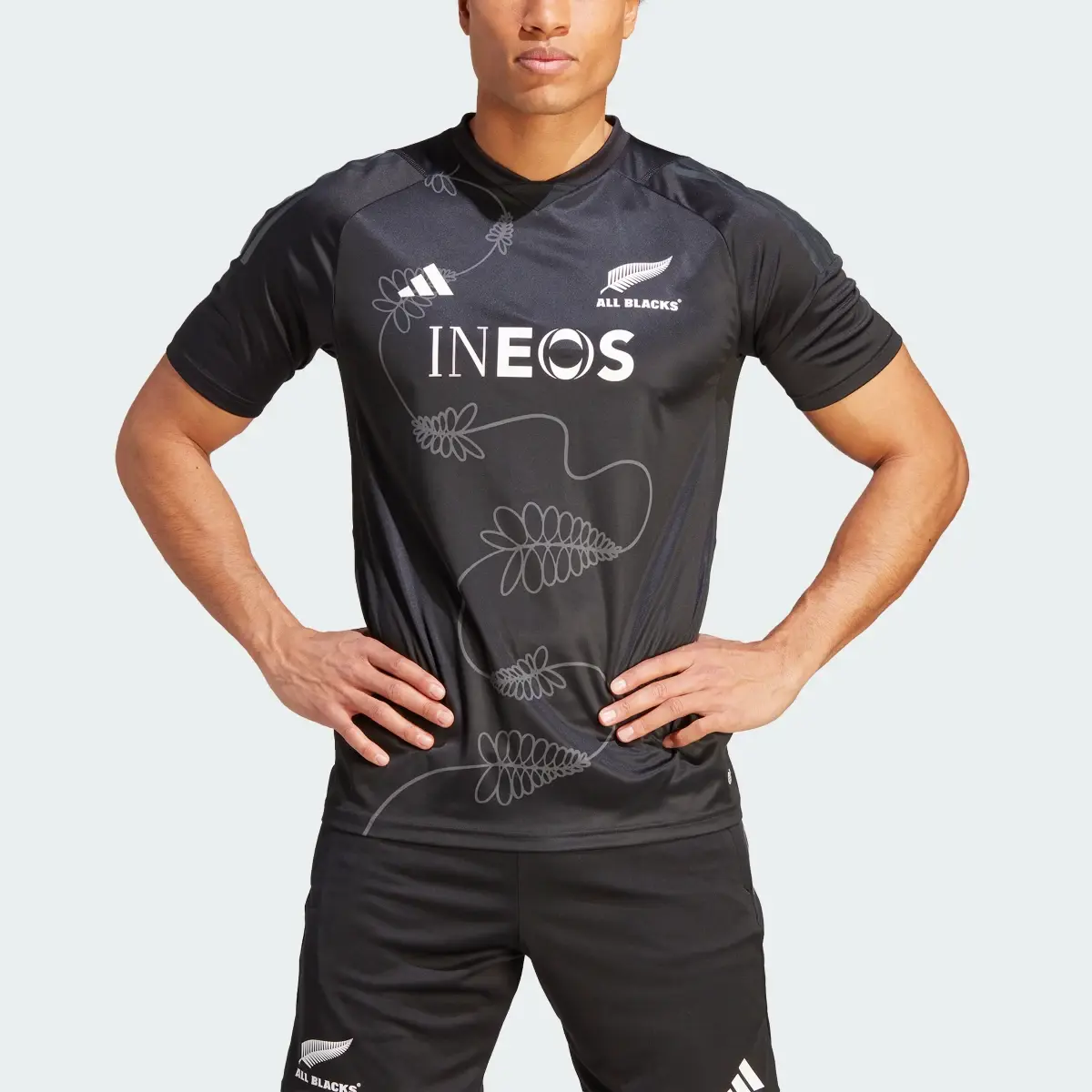 Adidas All Blacks Rugby Performance Tee. 1