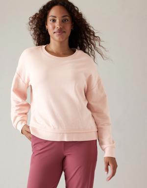 Athleta Sundown Sweatshirt II pink