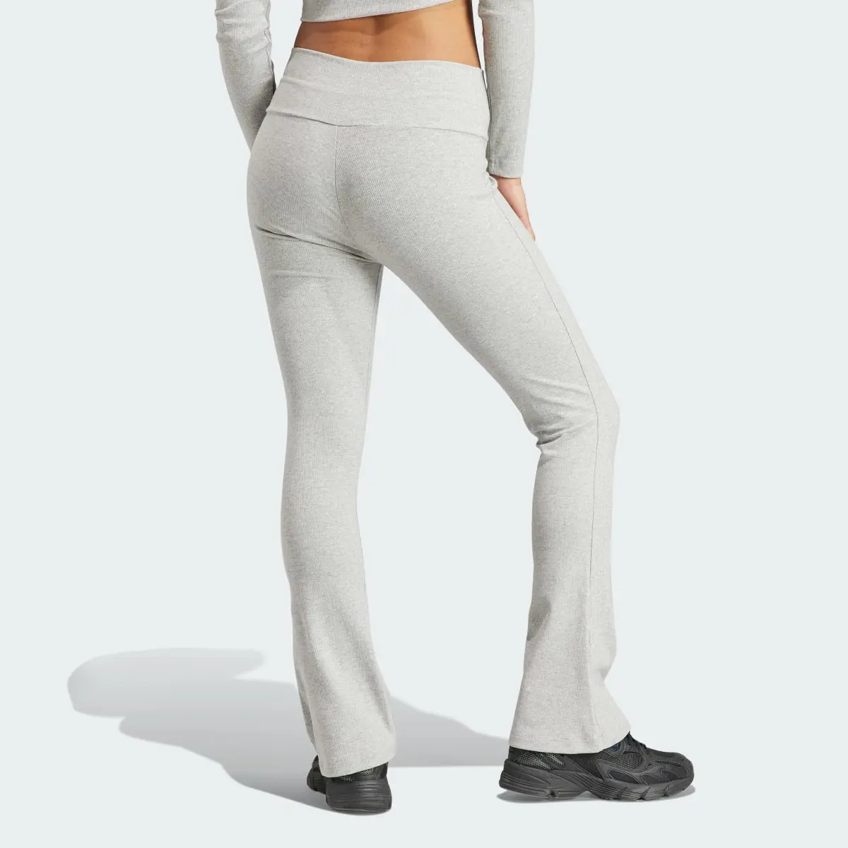 Adidas Pants Essentials Rib Flared. 2