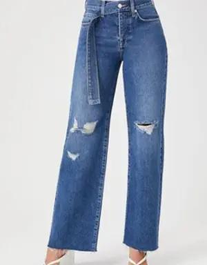 Forever 21 Recycled Cotton High Rise Jeans Medium Denim