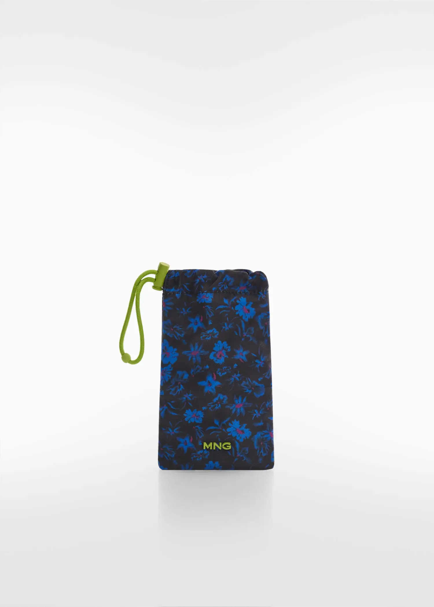 Mango Printed glasses case. a cell phone case is shown on a white background. 