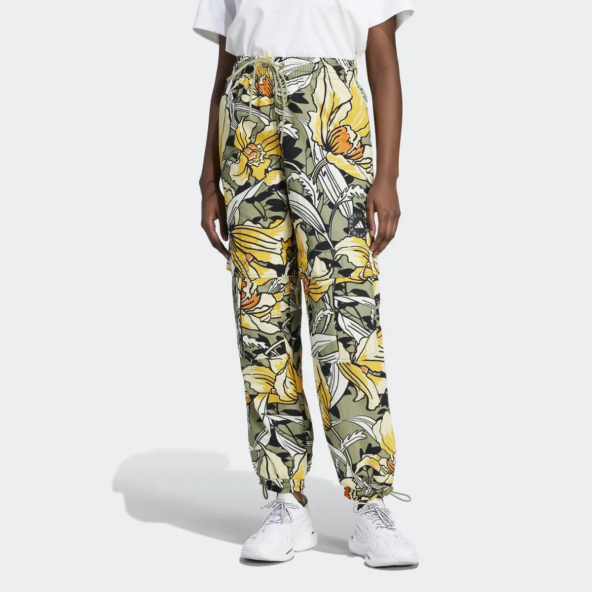 Adidas by Stella McCartney TrueCasuals Woven Printed Track Pants. 1