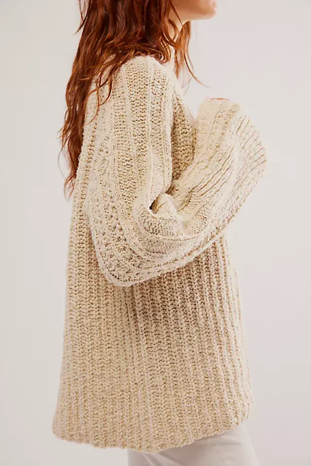 Free People Everyday Cotton Mockneck Sweater. 1