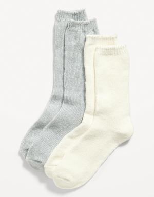 Cozy Chenille Socks 2-Pack for Women multi