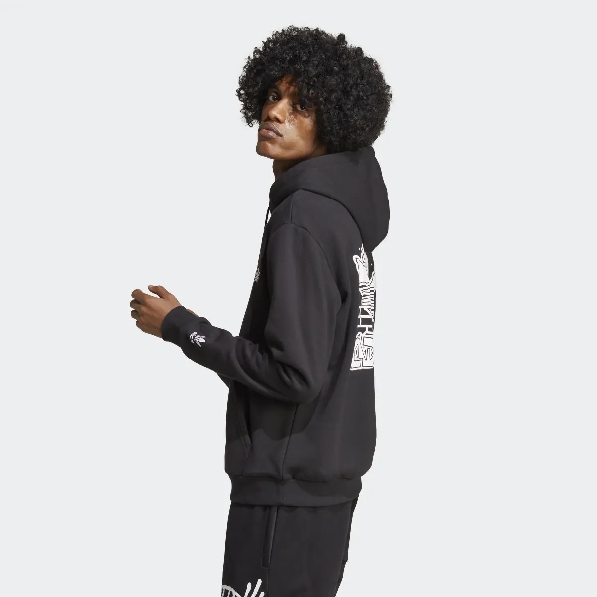 Adidas Sudadera con capucha Graphics Hack the Elite. 3