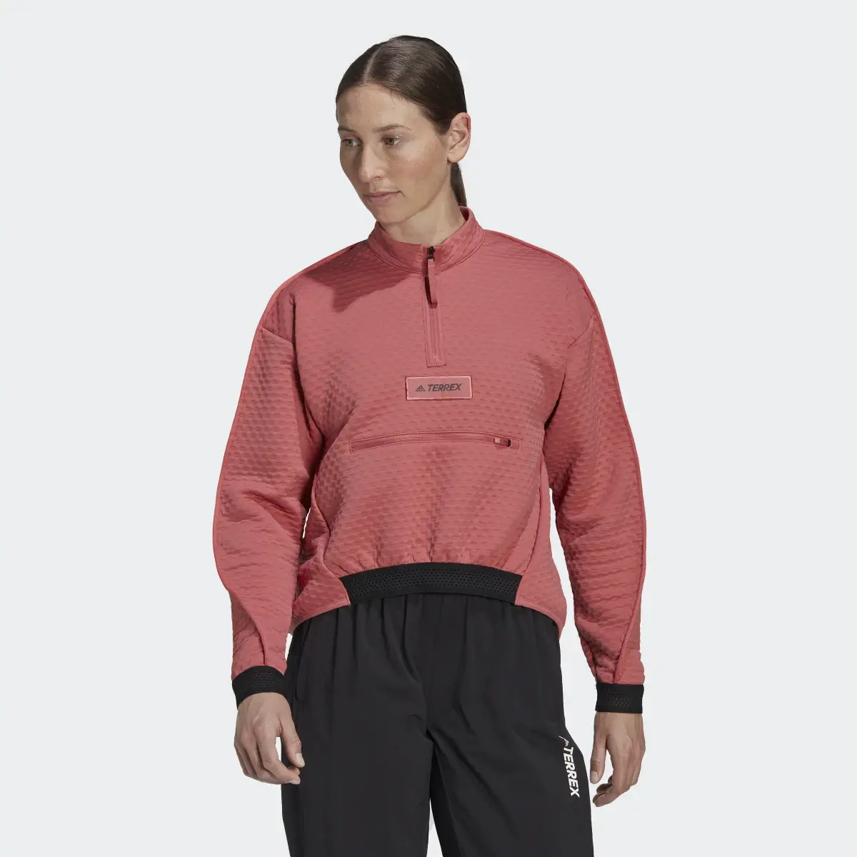 Adidas TERREX Hike 1/2 Zip Fleece-Sweatshirt. 2