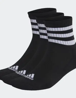 Adidas 3-Stripes Cushioned Sportswear Low-Cut Socks 3 Pairs. 2