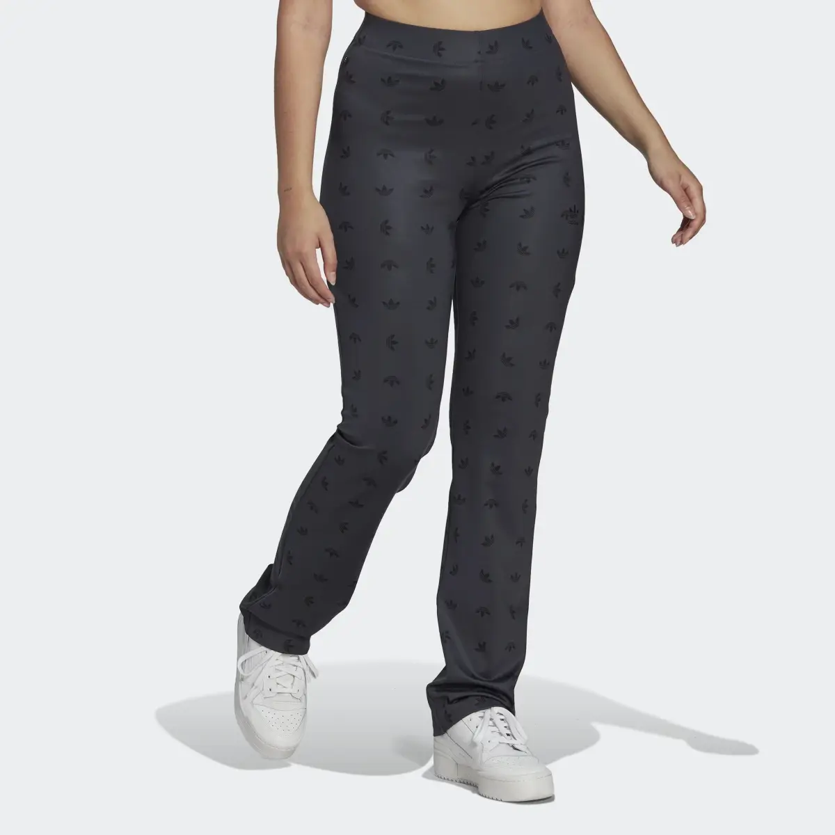 Adidas Stretchy Allover Print Pants. 1